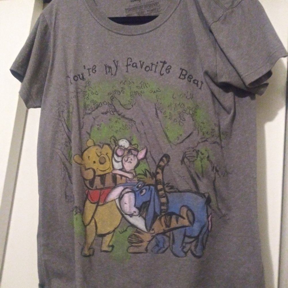 Winnie the pooh grey shirt